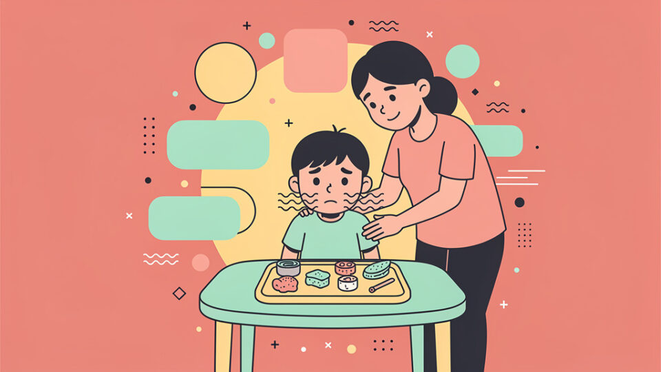 Dlaczego dziecko dławi się kawałkami? Nadwrażliwość sfery orofacjalnej