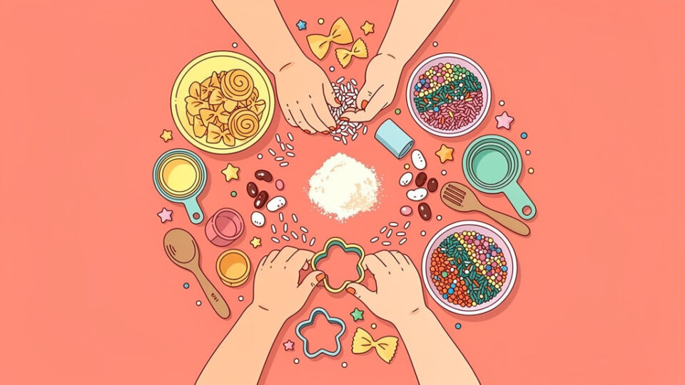 20 zabaw sensorycznych na małą motorykę, które zrobisz z rzeczy z kuchni