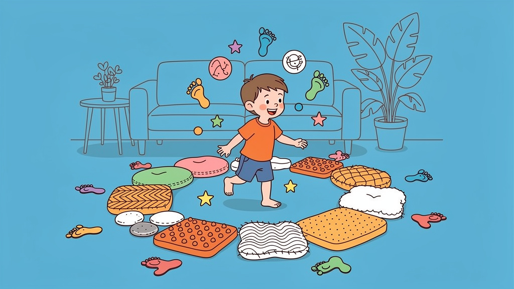 Zrób to sam: Ścieżka sensoryczna w małym mieszkaniu (Instrukcja + Zdjęcia)